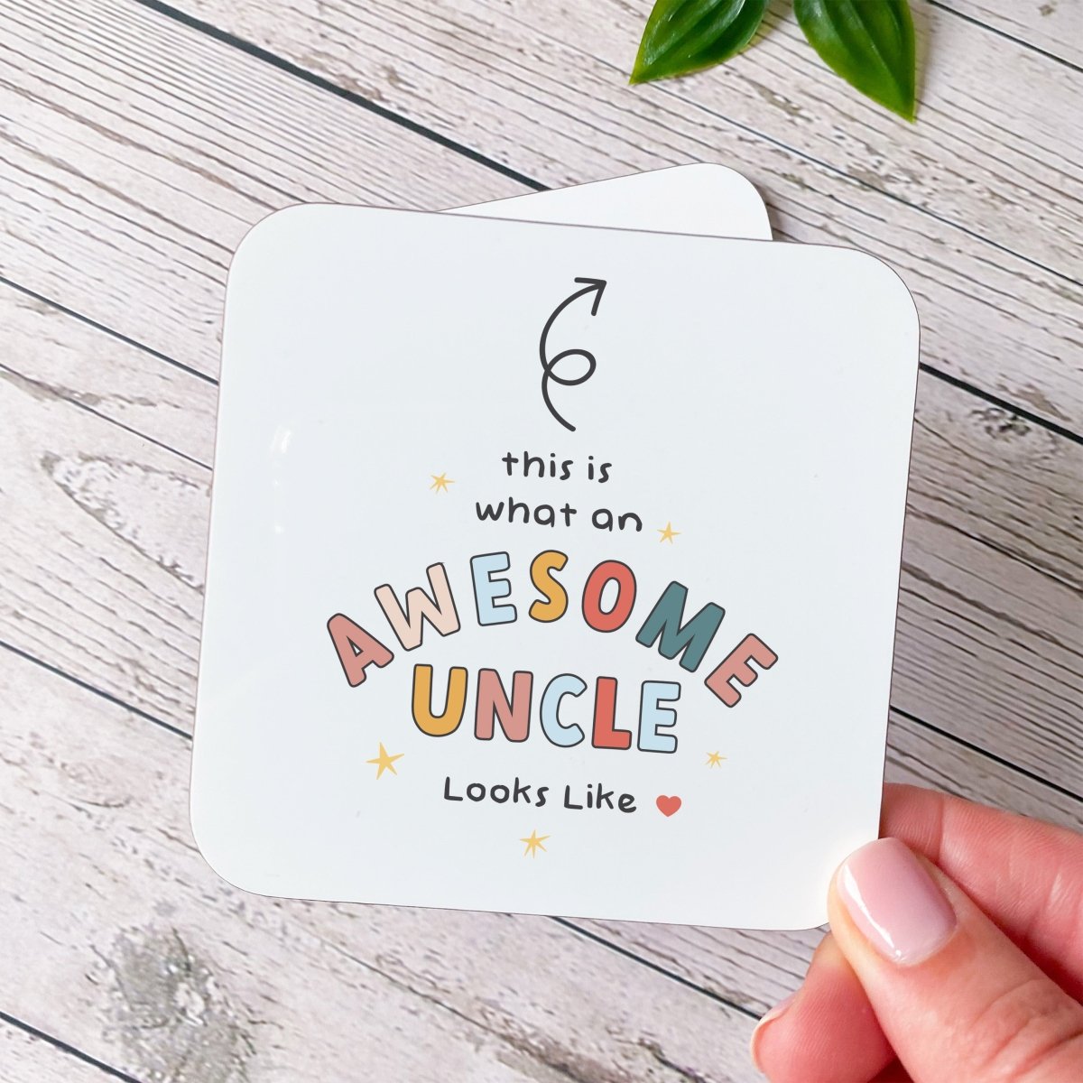 Awesome Uncle Mug, Fun Gift from Niece or Nephew, Father's Day Birthday Christmas Present 11oz