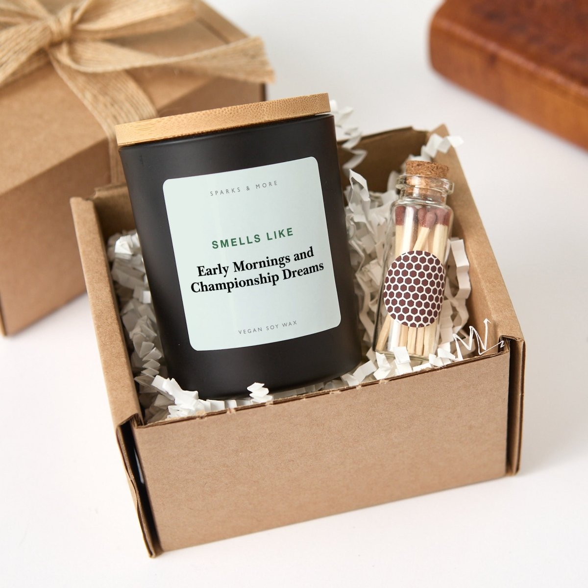 Coach Candle, Early Mornings and Championship Dreams Gift for Sports Coach or Team Mentor, Soy Candle