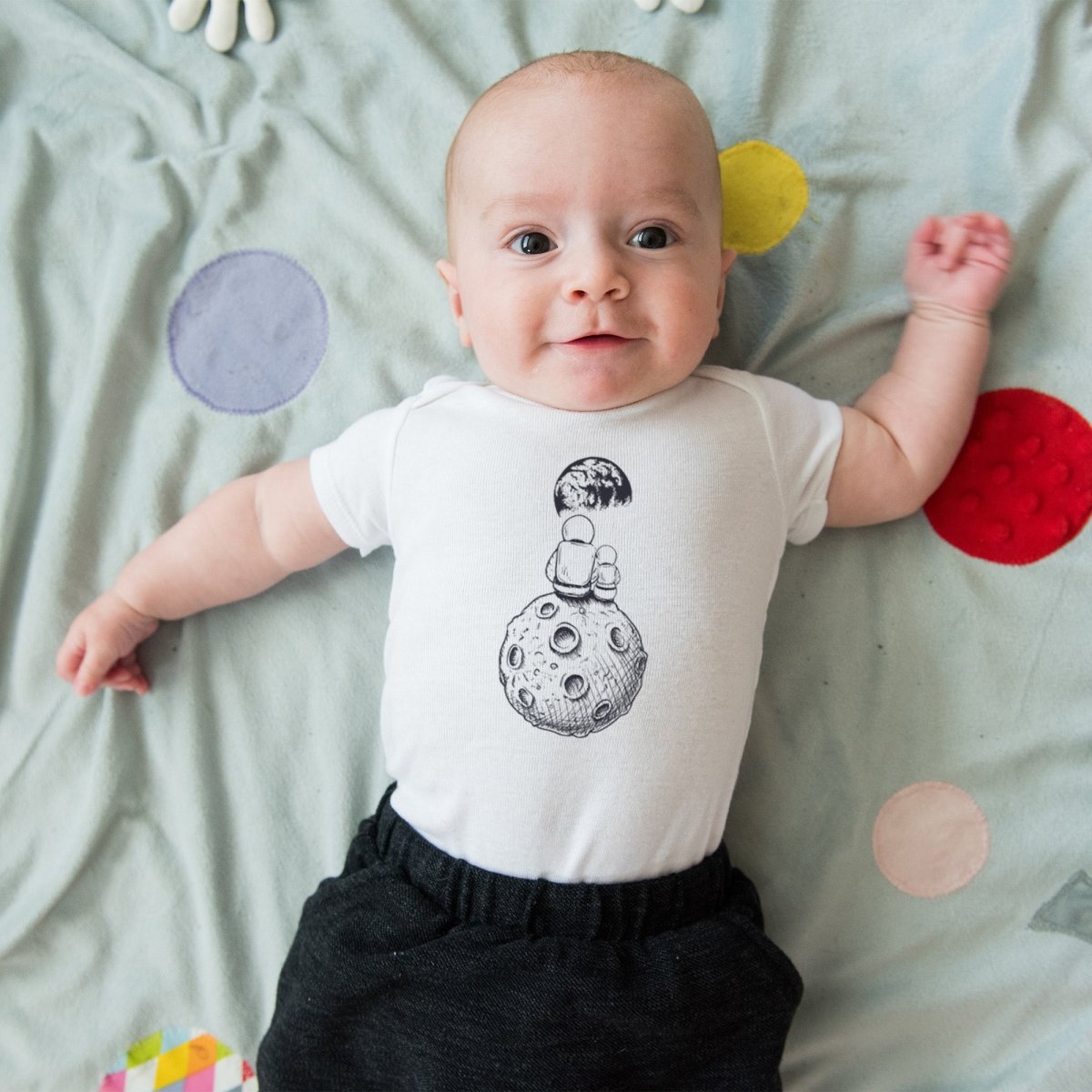 Dad and Child Moon Shirt, Gift for Dad, Father’s Day Tee, New Daddy Present from Baby, Sentimental Family Top
