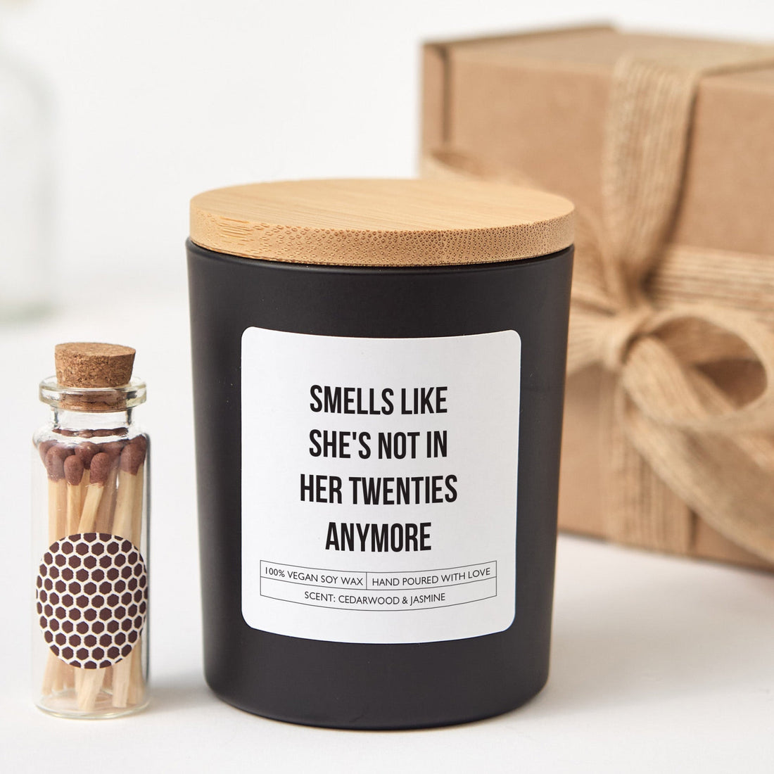 Funny Birthday Candle Gift for Her | Milestone Birthday 30th 40th 50th | Smells Like She’s Not in Her Twenties Anymore