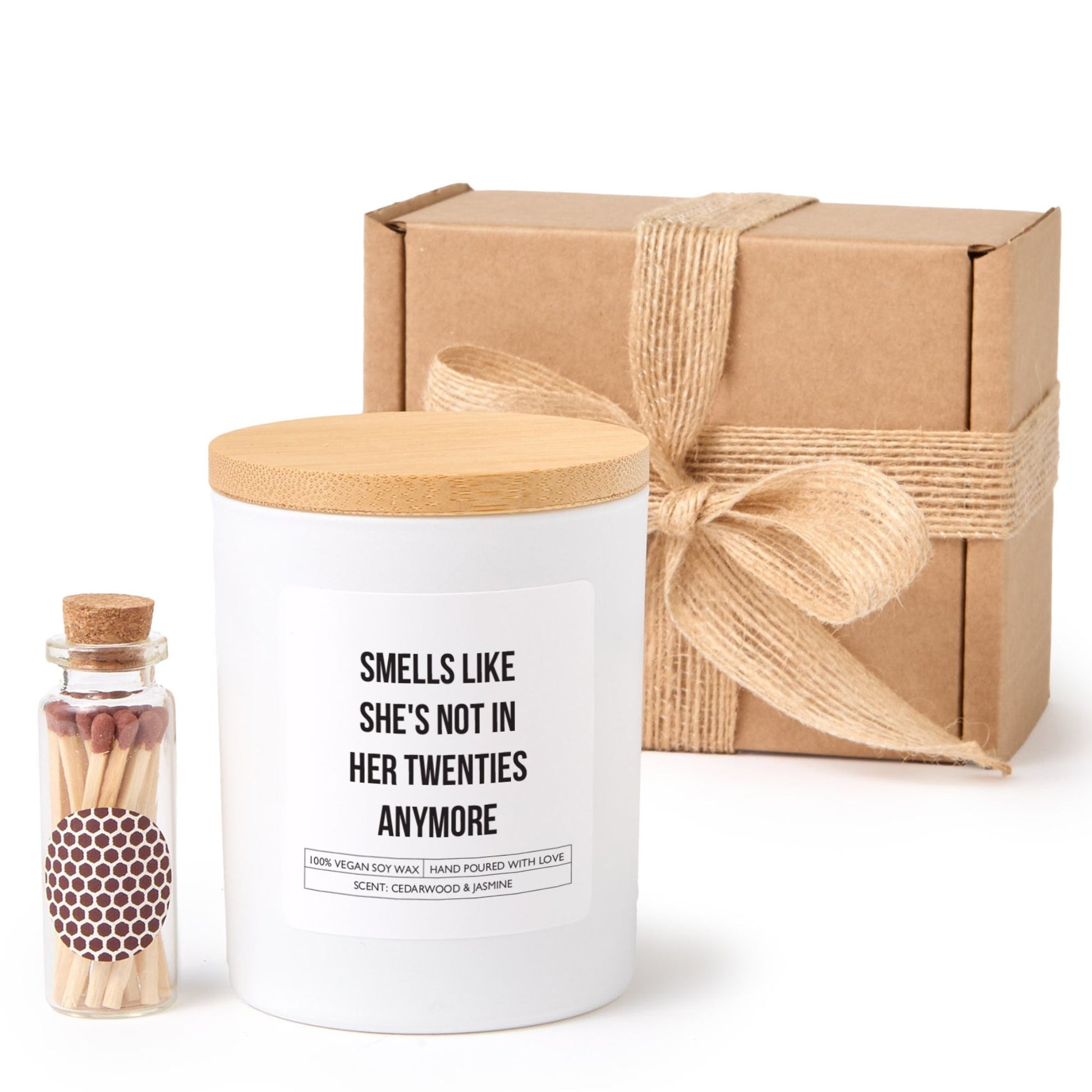 Funny Birthday Candle Gift for Her | Milestone Birthday 30th 40th 50th | Smells Like She’s Not in Her Twenties Anymore