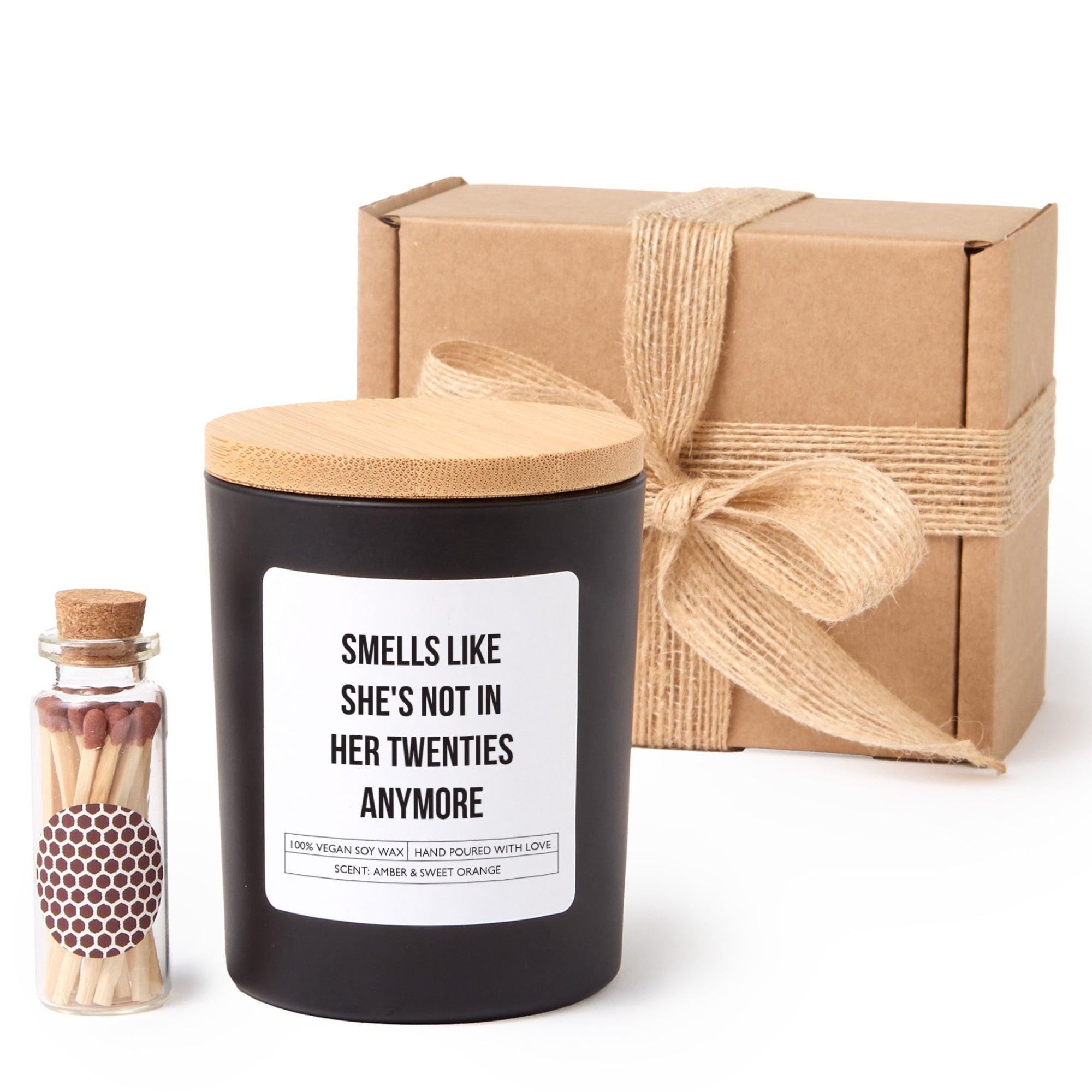 Funny Birthday Candle Gift for Her | Milestone Birthday 30th 40th 50th | Smells Like She’s Not in Her Twenties Anymore