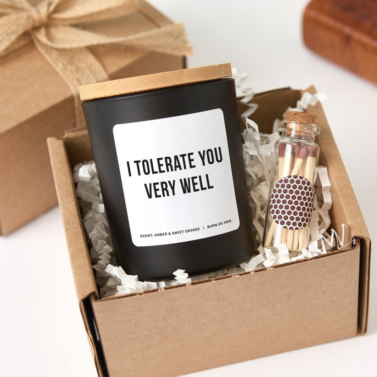 Funny Candle | Gift for Her | Funny Quote | Relationship Humor | Includes Matches and Ribbon