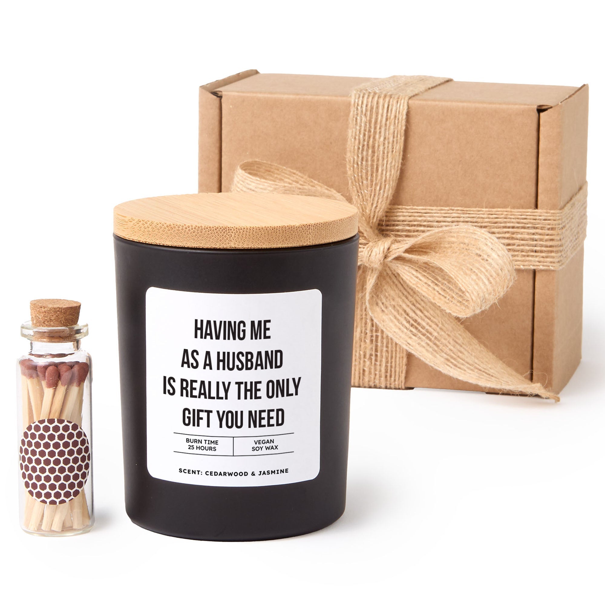Funny Candle Gift for Wife from Husband | Personalized Scented Candle for Her | Romantic Handmade Gift