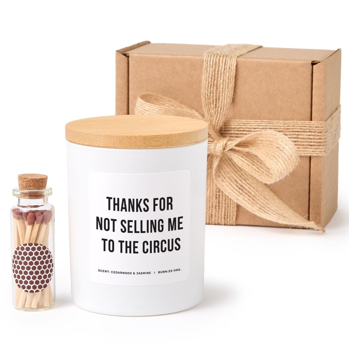 Funny Friend Candle | Gift for Best Friend | Humor Joke | Unique Present | Includes Matches and Ribbon