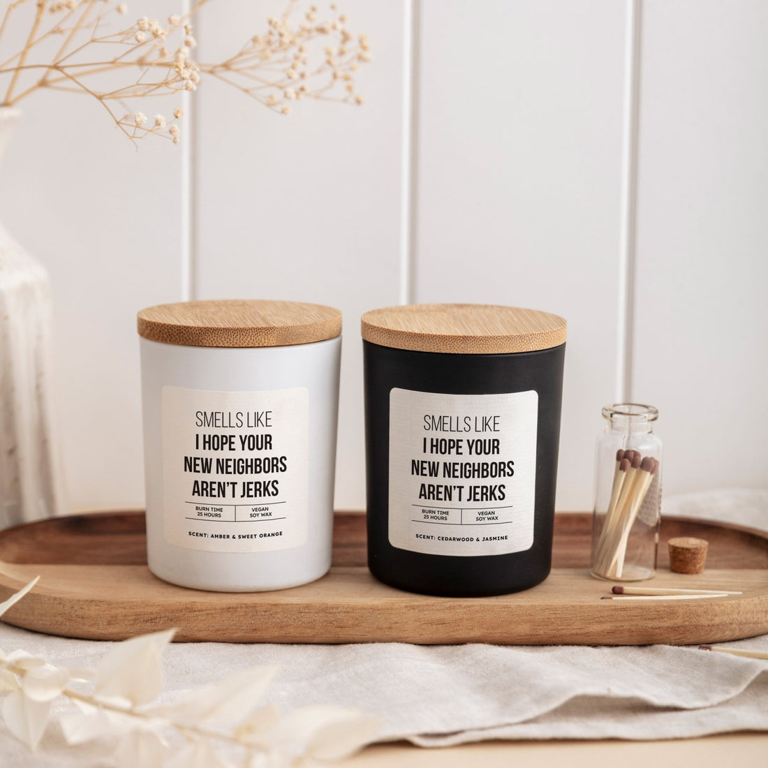 Funny New Home Candle with Gift Box | Cheeky Housewarming Moving Gift for Friends, Unique New Neighbor Present