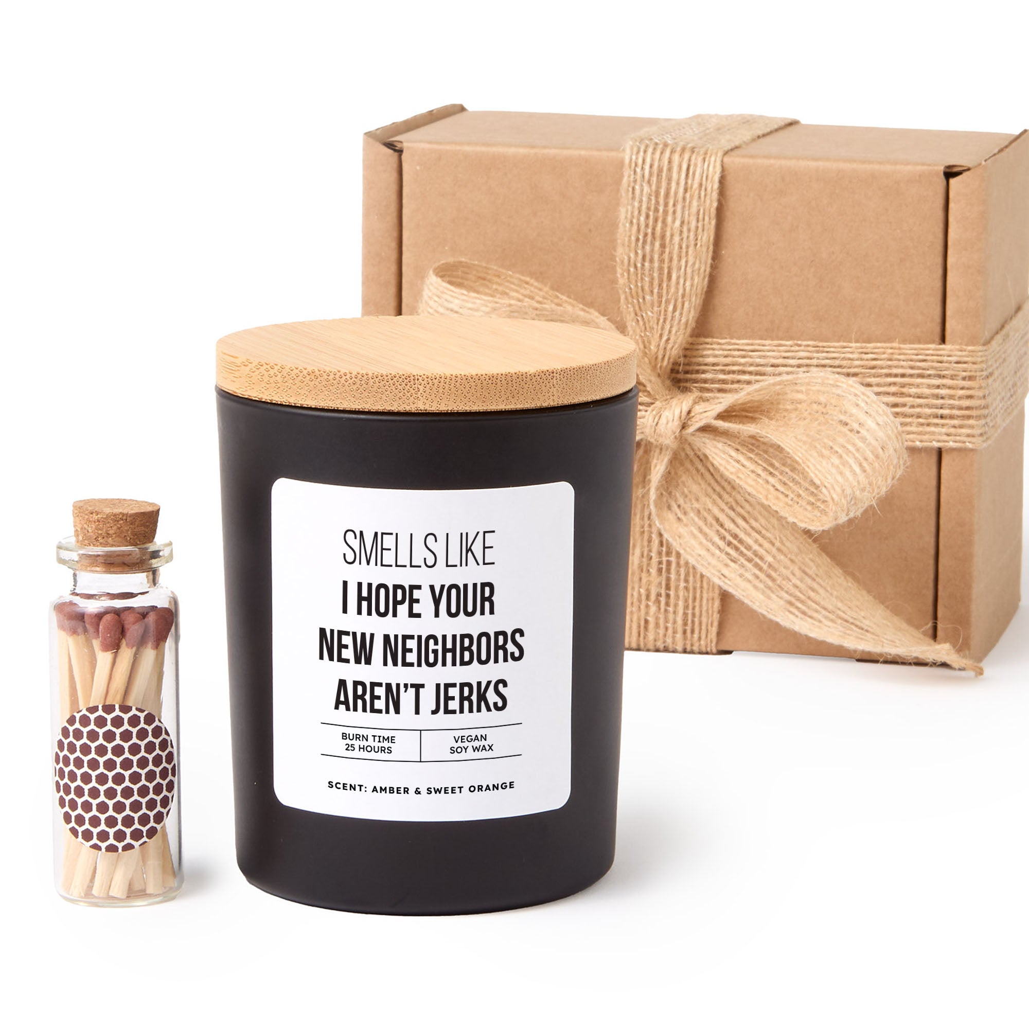 Funny New Home Candle with Gift Box | Cheeky Housewarming Moving Gift for Friends, Unique New Neighbor Present