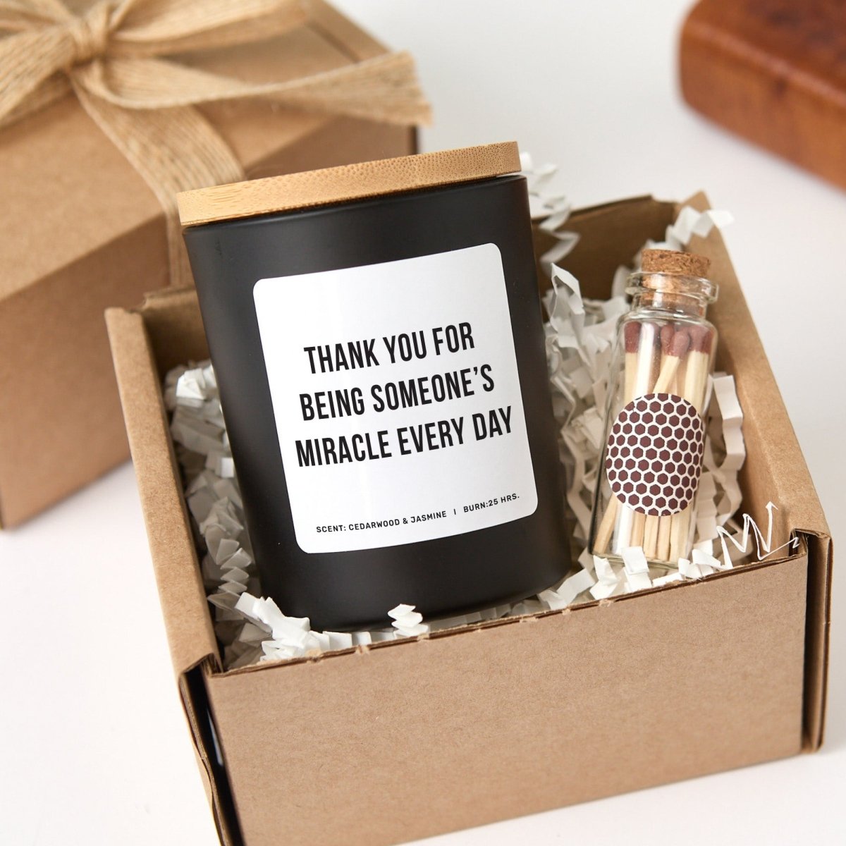Healthcare Appreciation Soy Candle Gift for Nurse Doctor Thank You Present, Comes with Matches Free Gift Wrap