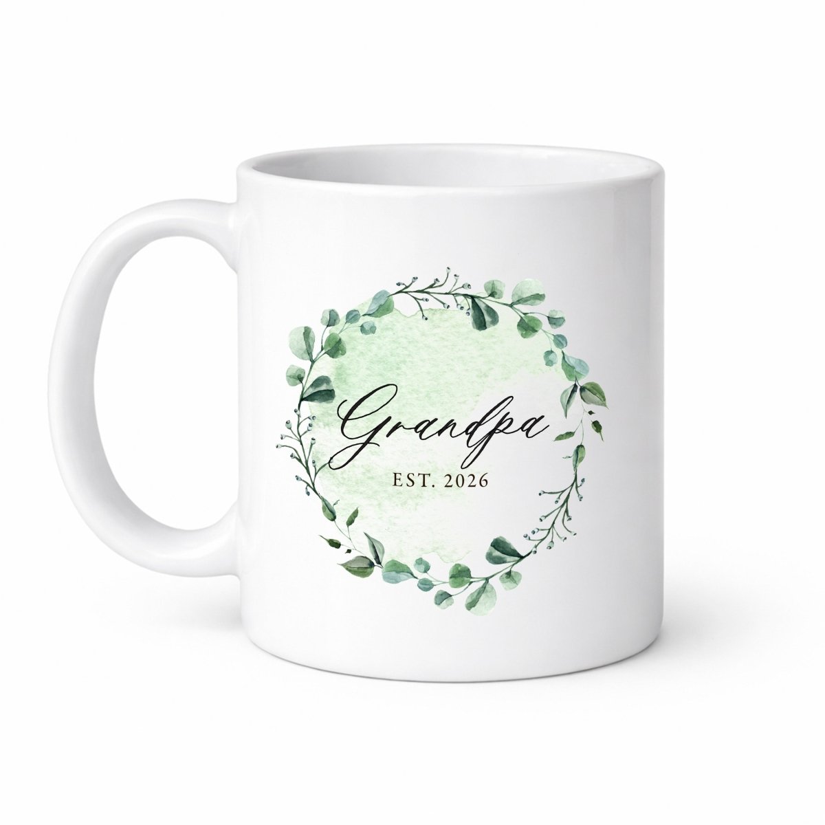 Personalized Grandma Grandpa Est Mug Custom Year Gift for New Grandparents Present