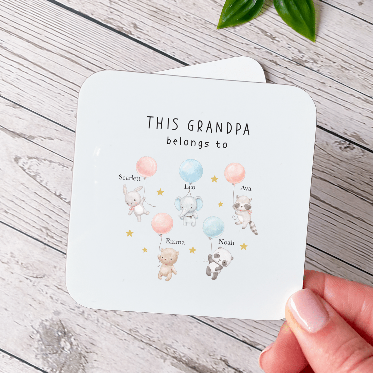 Personalized Grandpa Mug, This Grandpa Belongs To Mug with Kids Names, Custom Grandfather Gift