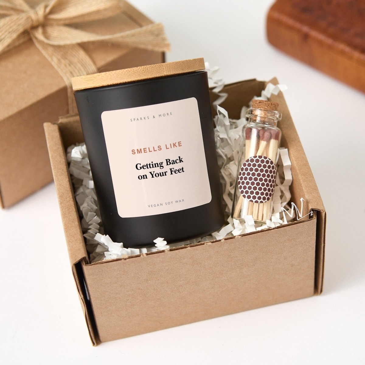 Physical Therapy Candle, Getting Back on Your Feet Gift for PT or Rehabilitation Therapist, Soy Candle