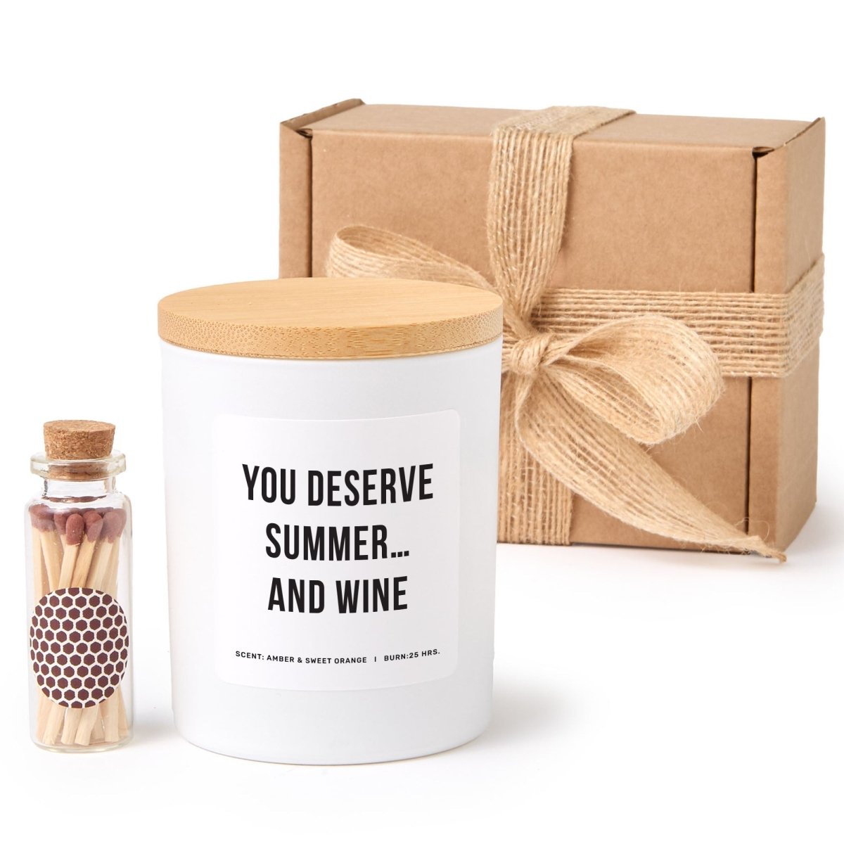 Relaxation Soy Candle Gift for Teacher End of Year Appreciation Present, Comes with Matches Free Gift Wrap